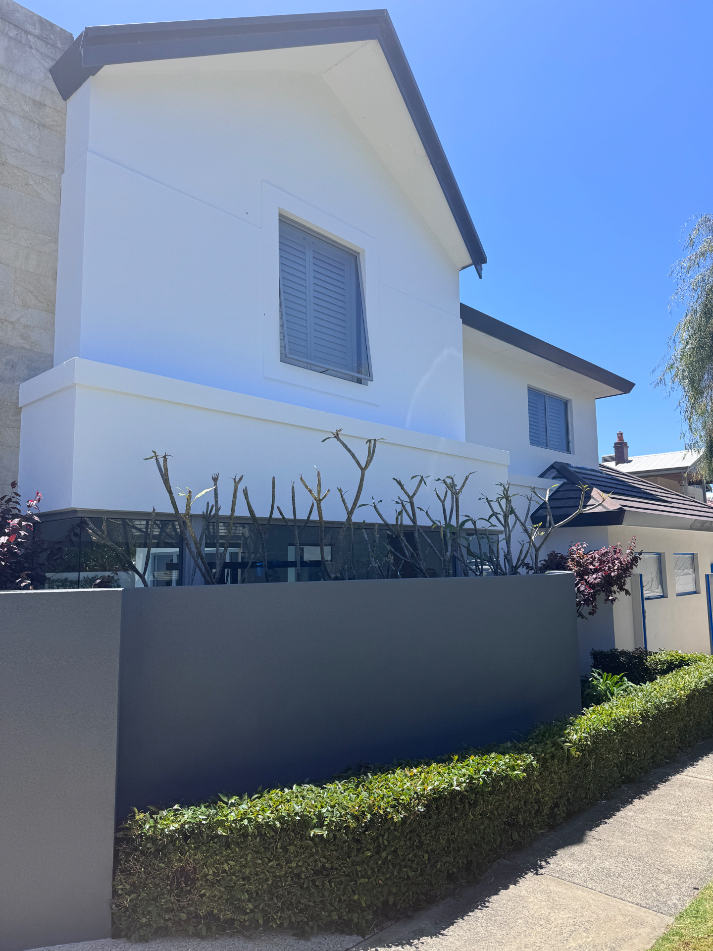 Cottesloe home after full re-texture and AcraShield re-coat with new feature colour